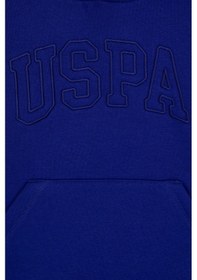 Resim U.S. Polo Assn. Kız Çocuk Mor Basic Kapüşonlu Şardonlu Basic Sweatshirt 50314311-VR038 
