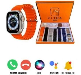 Resim Yeni Nesil Unısex 7 Kordonlu Çok Fonksiyonlu Nabız Ölçer Uyku ve Sağlık Takib - F802K657-U57 