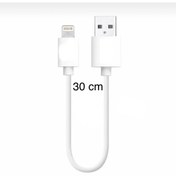 Resim UYGUN ELEKTRONİK 27W USB to Lightning Araç İçi Şarj Kablosu 30 cm Kısa İphone 7 8 X 11 12 13 14 Pro/max uyumlu 