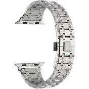 Resim Watch 38mm Uyumlu KRD-83 Metal Zore Kordon-Gümüş 