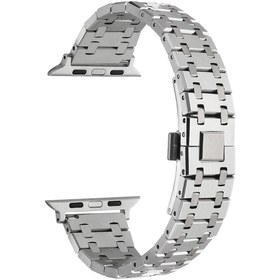 Resim Watch 38mm Uyumlu KRD-83 Metal Zore Kordon-Gümüş 