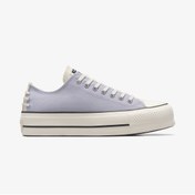 Resim Converse Chuck Taylor All Star Lift Kadın Mor Günlük Ayakkabı Kadın LS AYAKKABI A12553C 