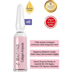 Resim Beauty Face Collagen Ampul Serum 6'lı 