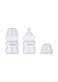 Resim Mamajoo Antikolik Biberon Seti 150 Ml 0 Ay+ Yavaş Akışlı, İkili 