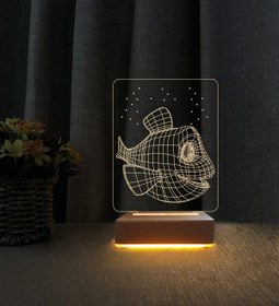 Resim Vipyol Balık Nemo Lamba 3d Led Masa Lambası Doğum Günü Lamba 