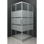 Resim Durul Duşakabin Kare Kumlama Box Desen 5mm H:190CM 