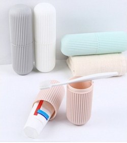 Resim Seyahat Tipi Diş Macunu ve Fırçası Saklama Kabı Diğer 