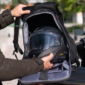 Resim Ls2 Shield 25L Genişletilebilir Kask Hazneli Sırt Çantası 