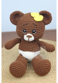 Resim Aleylife Amigurumi Tombik Yanak Ayıcık Bebek 