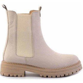 Resim Bej Leather Kadın Bot & Bootie K02553410201 Bej 