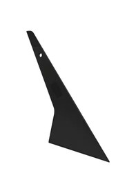 Resim Uzun Saplı Yumuşak Isıya Dayanıklı Köşe Ragle Cam Filmi Çekme Aparatı 30x12cm Siyah 