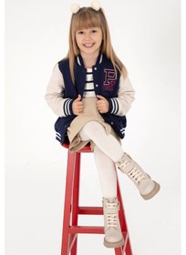 Resim U.S. Polo Assn. Kız Çocuk Lacivert Bomber Kolej Ceket 50298491-VR033 