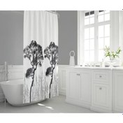 Resim Tropik Duş Perdesi 3391 Model Çift Kanat 2X110X200Cm Çok Renkli 