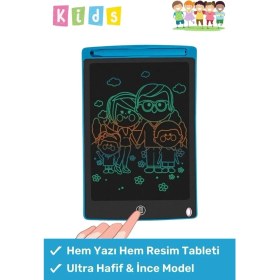 Resim Premium LCD Ekranlı Kalemli Dijital Çizim Tableti Yazı Tahtası Boyama Resim Akıllı Tablet 8,5 Inç 
