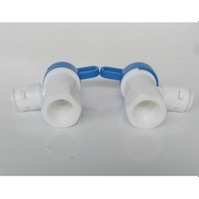 Resim Kahraman 2'li Tank Aç Kapa Musluğu Su Arıtma Tankları Için 