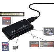 Resim Temiz Pazar Compact Flash Cf Çoklu Kart Okuyucu Sd Mmc Cf Ms Siyah 
