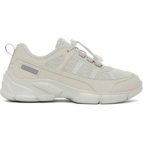 Resim Derimod Kadın Gri Bağcıklı Kalın Tabanlı Sneaker 26PFE496414 