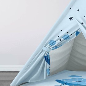 Resim instababyrooms Çocuk Oyun Çadırı Ay ve bulutlar Dijital Baskılı 