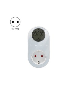 Resim Butuglobal Bht12-c Wifi Olmayan Takılabilir Lcd Termostat, Ab Tak Beyaz 