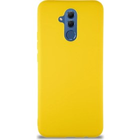 Resim Case World Huawei Mate 20 Lite Kılıf Soft Premier Renkli Silikon Kapak - Sarı 