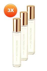 Resim Avon Attraction Kadın Parfüm Edp 10 Ml. Üçlü Set 