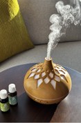 Resim Evanthe 500 ML Aromaterapi Difüzör Buhar Yayıcı Nemlendirici 