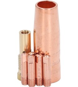 Resim Fortunelane Milli Mıg Kaynak Torna Aksesuarı: Bakır Uç Takımı, 0.9mm 0.035 İnç İletken Uçlar, Century Fc90 80gl İçin 