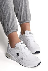 Resim US Polo Assn. Vance Kadın Beyaz Cilt Rahat Spor Ayakkabı v2 
