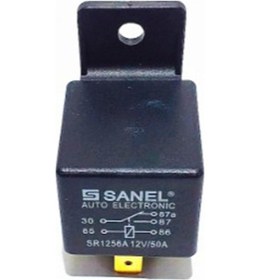 Resim Sanel 12V Röle 5 Uçlu 50 A Çift Platin 87A N11.3371 
