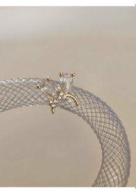 Resim Fiyonk Kulak Model Kıkırdak Piercing Tragus Helix Gold Renk Küpe Gold 
