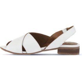 Resim Bueno Shoes Beyaz Deri Kadın Topuklu Sandalet 01WA6402 01WA6402 