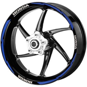 Resim Deeb Honda Jant Şeridi Reflektif Mavi Beyaz Model S N11.72764 