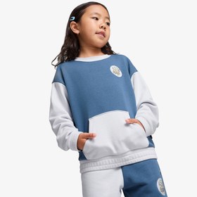 Resim Puma Classıcs Fc Crew Çocuk Mavi Sweatshirt 