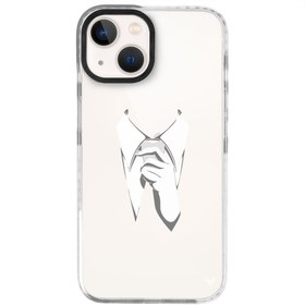 Resim iPhone 15 Plus Kravat Telefon Kılıfı 