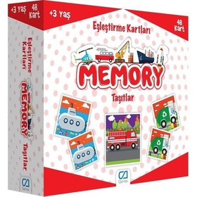 Resim Nessiworld Games Matching Cards Vehicles 48 Cards 5038 