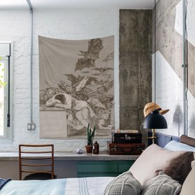 Resim The Sleep of Reason Produces Monsters Duvar Örtüsü - 100 cm x 135 cm 
