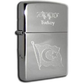Resim Zippo Turkish Flag & Zippo Çakmak - 250-030671 