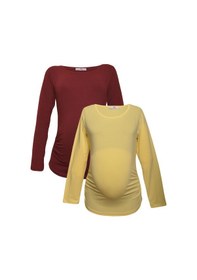 Resim Luvmabelly Myra2309_2303 Hamile Tshirt Seti 