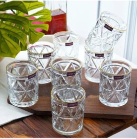 Resim 6'lı Kristal Meşrubat Bardağı 300 Ml Çok Renkli 