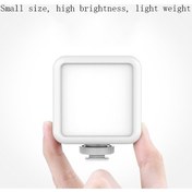 Resim Ebitda Ulanzi Vl49 6w Led Video Işığı, 5500k Beyaz Filtre, Kısılabilir, Yumuşak Işık, Vlog/fotoğrafçılık Dolgu Işığı 