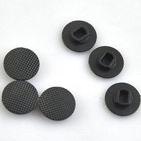 Resim Jowxsx 4 Adet Siyah Analog Joystick Sopa Düğme Denetleyici Kapağı Thumbstick Kapak Yağ PSP 1000 PSP 1001, Sony PSP Aksesuarları 