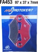 Resim Atv Linhai Ön Fren Disk Balatası Viptrac Arka Fa453 A Kalite Cf Terralender 500-625-800 