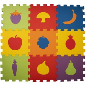 Resim Bermody Meyveler Eğitici Evamat Puzzle Yer Karosu & Oyuncak 