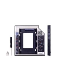 Resim Alfais 4716 9.5Mm Sata Hdd Harddisk Ssd Caddy Kızak Laptop Kutusu 