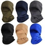 Resim Motosiklet Tam Yüz Maskesi Balaklava Haki 