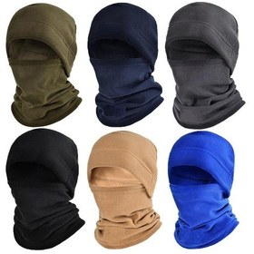 Resim Motosiklet Tam Yüz Maskesi Balaklava Gri 3 