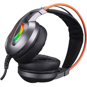 Resim Rampage RM-X7 TORNADO USB RGB 7.1 Mikrofonlu Kulak Üstü Oyuncu Kulaklık 