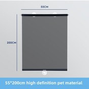 Resim Mufunye Tır Ön Camı Genişleyen Güneşlik - Şeffaf Isı Yalıtımı, Sürekli Tutma Emme Çubuğu, 55x200 Cm, Araç İçini Serin Tutar 