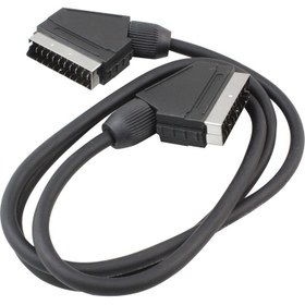 Resim Scart Scart Kablo 3 Metre 7 mm Siyah Poşetli Powermaster 