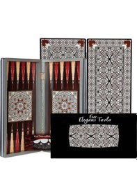 Resim Eser Elegance Tavla Yıldız Sedefli Büyük Boy 